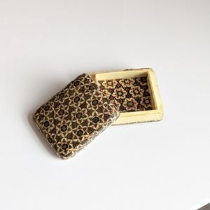 Mini Persian khatam inlaid pill box